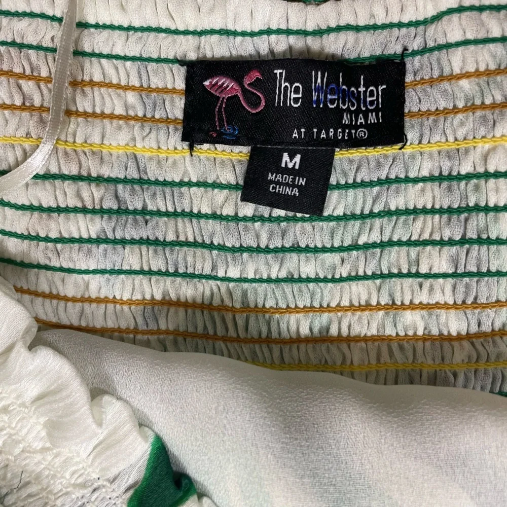 The Webster at Target Green and White Palm Print Maxi Dress​ - Picture 8 of 10